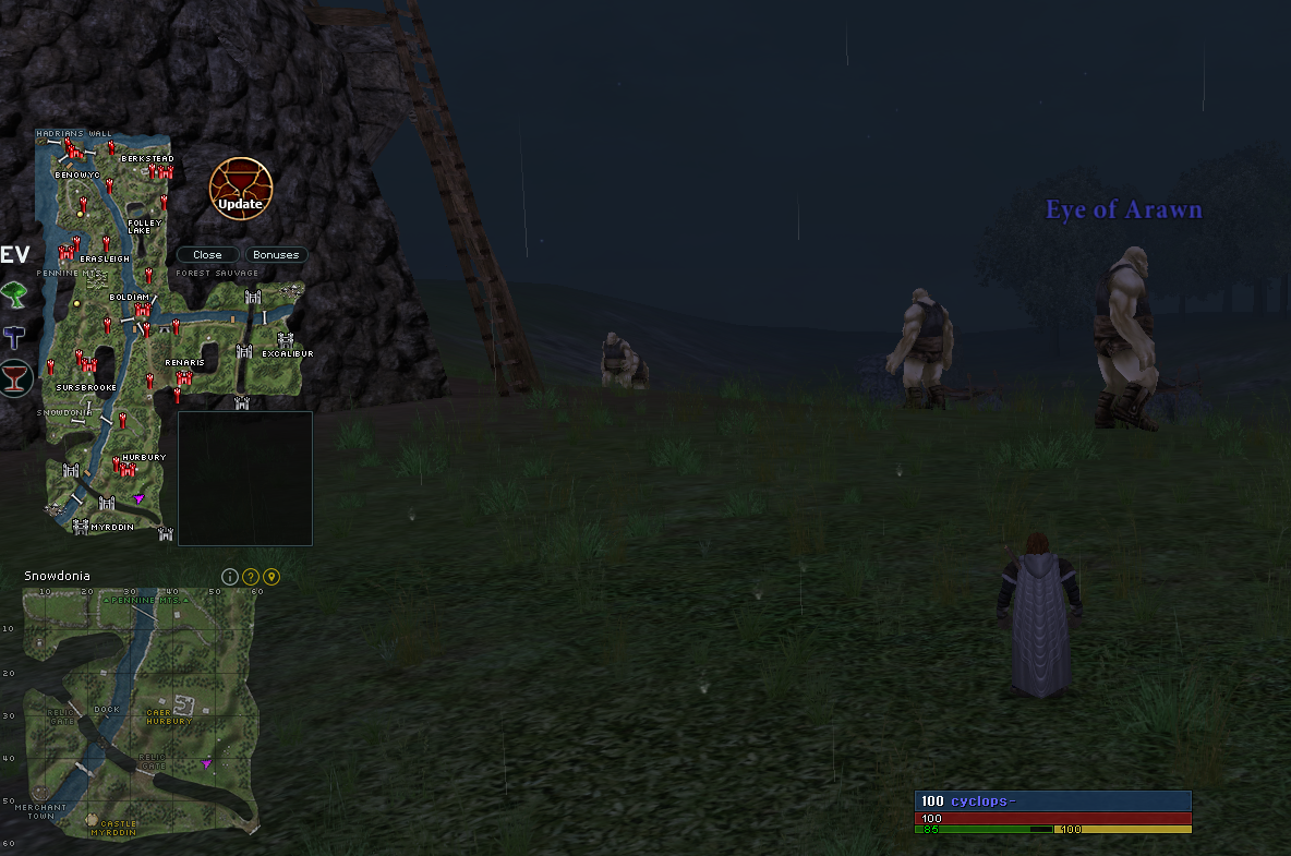 Eye of Arawn's Location